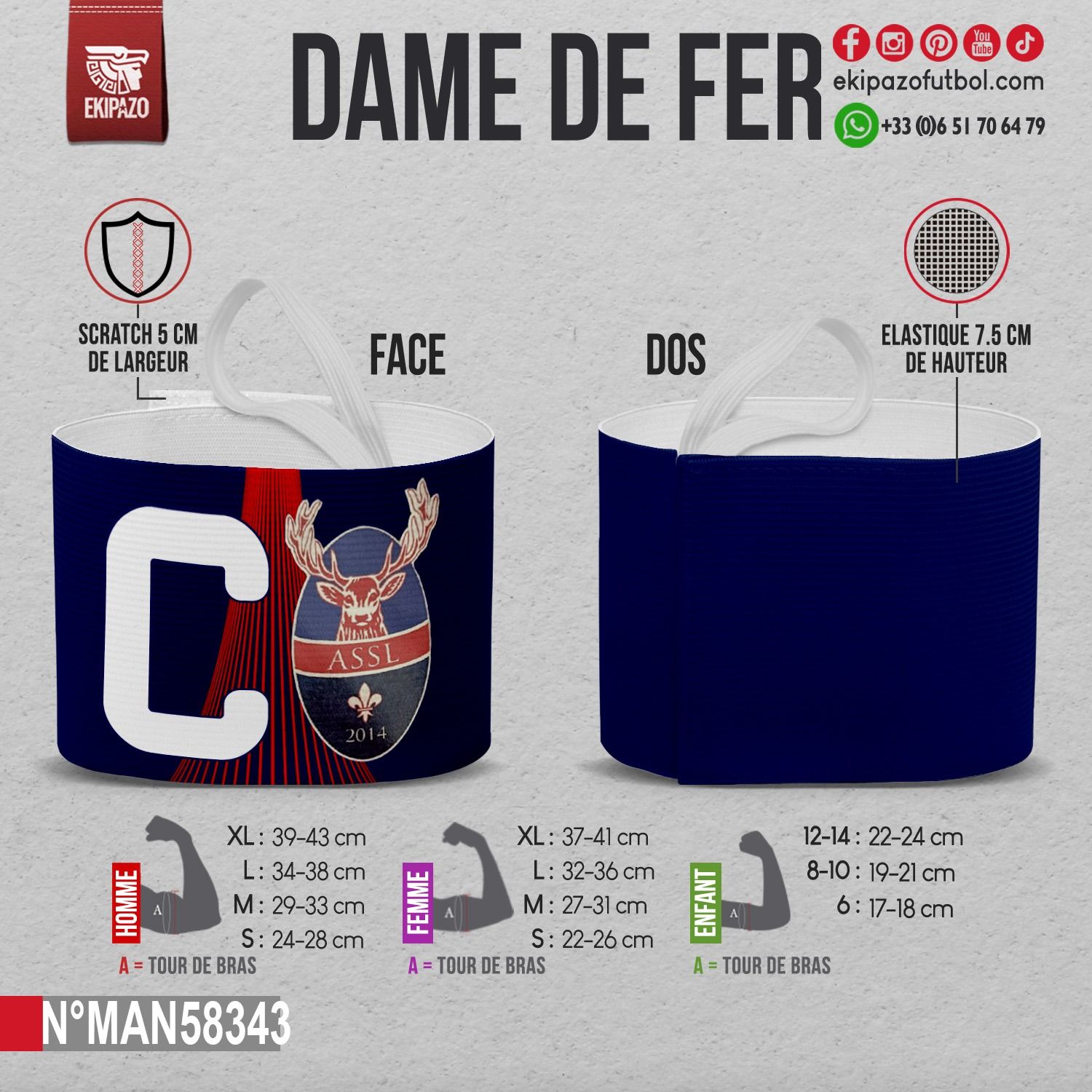 Lot de 2 brassards et 4 drapeaux de corner