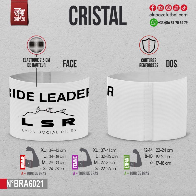 Lot de 15 brassards