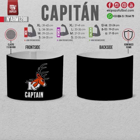 Set of 4 armbands (before 27th April)