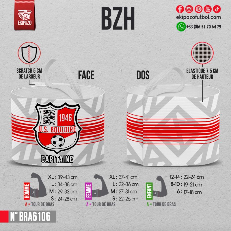 Lot de 3 brassards