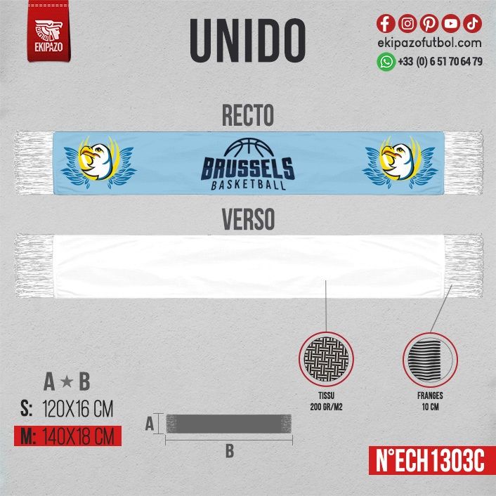 1 ECHARPE en taille M Recto