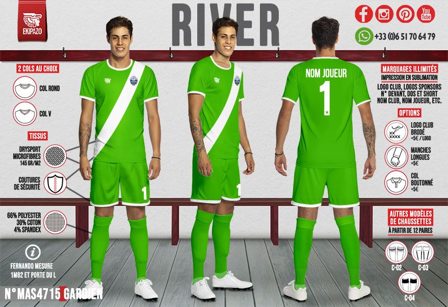 1 maillot reassort GR 14 JUNIO
