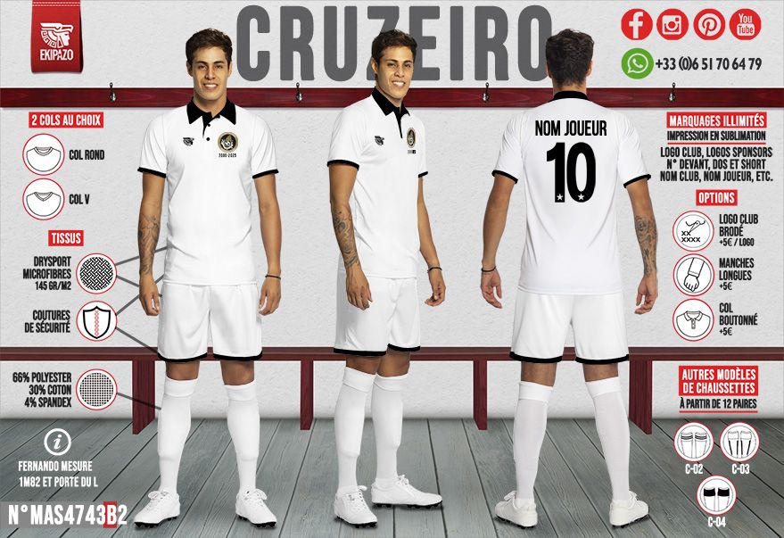 Lot de 2 maillots + 1 ensemble gardien