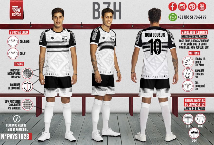 Lot de 5 maillots