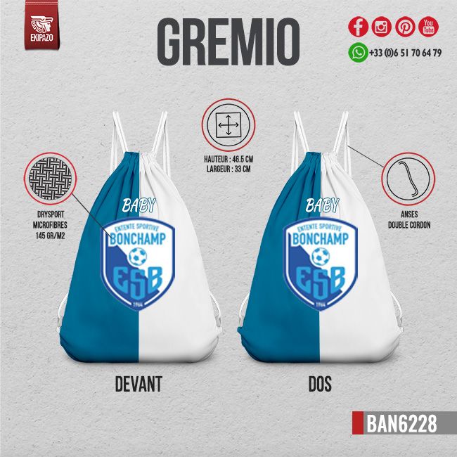 Lot de 2 sacs en express GR 11 JULIO