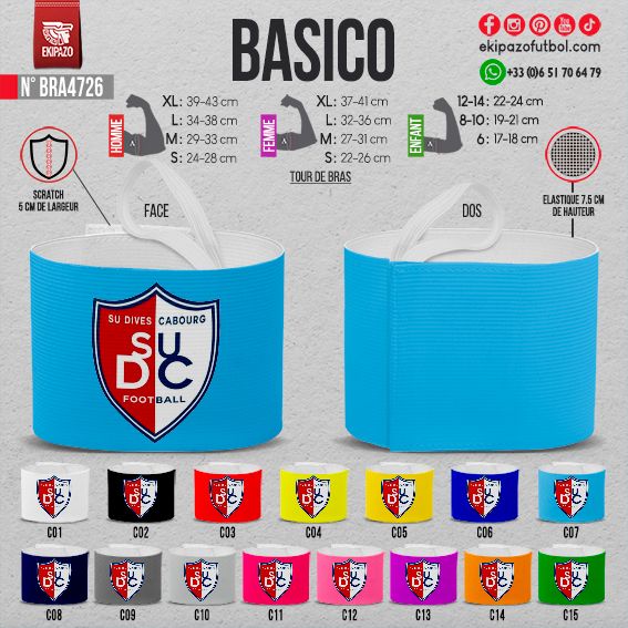 3 brassard en réassort avec scratch