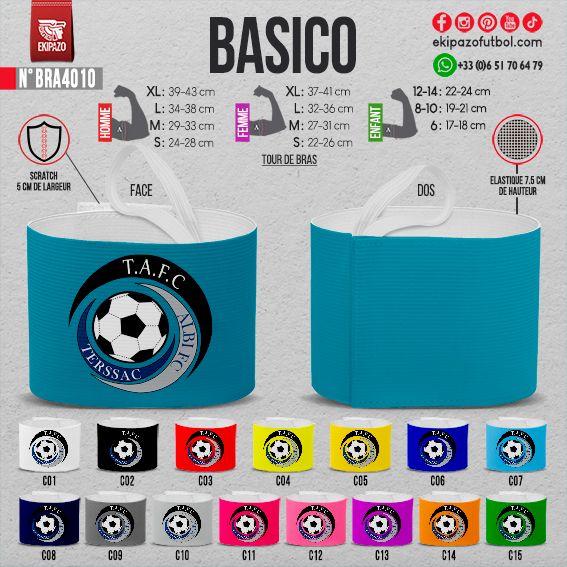 1 brassard avec scratch M femme reassort
