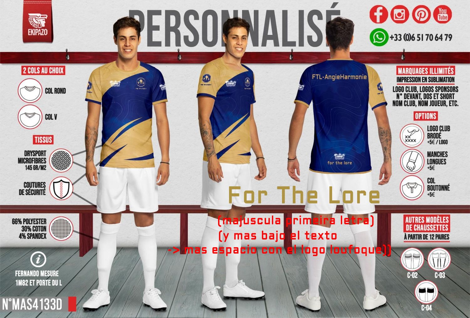 Lot de 8 maillots reassort