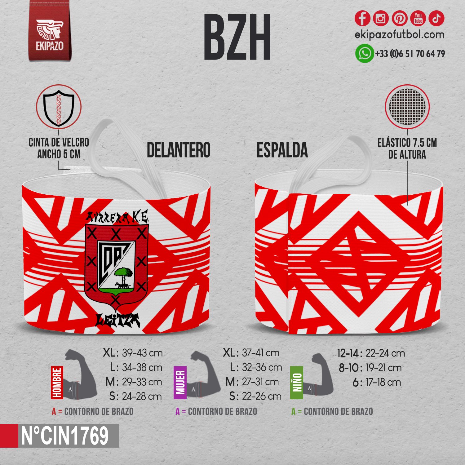 ​Lote de 25 cintas con velcro