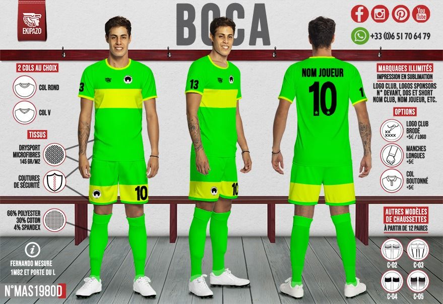 Lot de 5 maillots réassorts