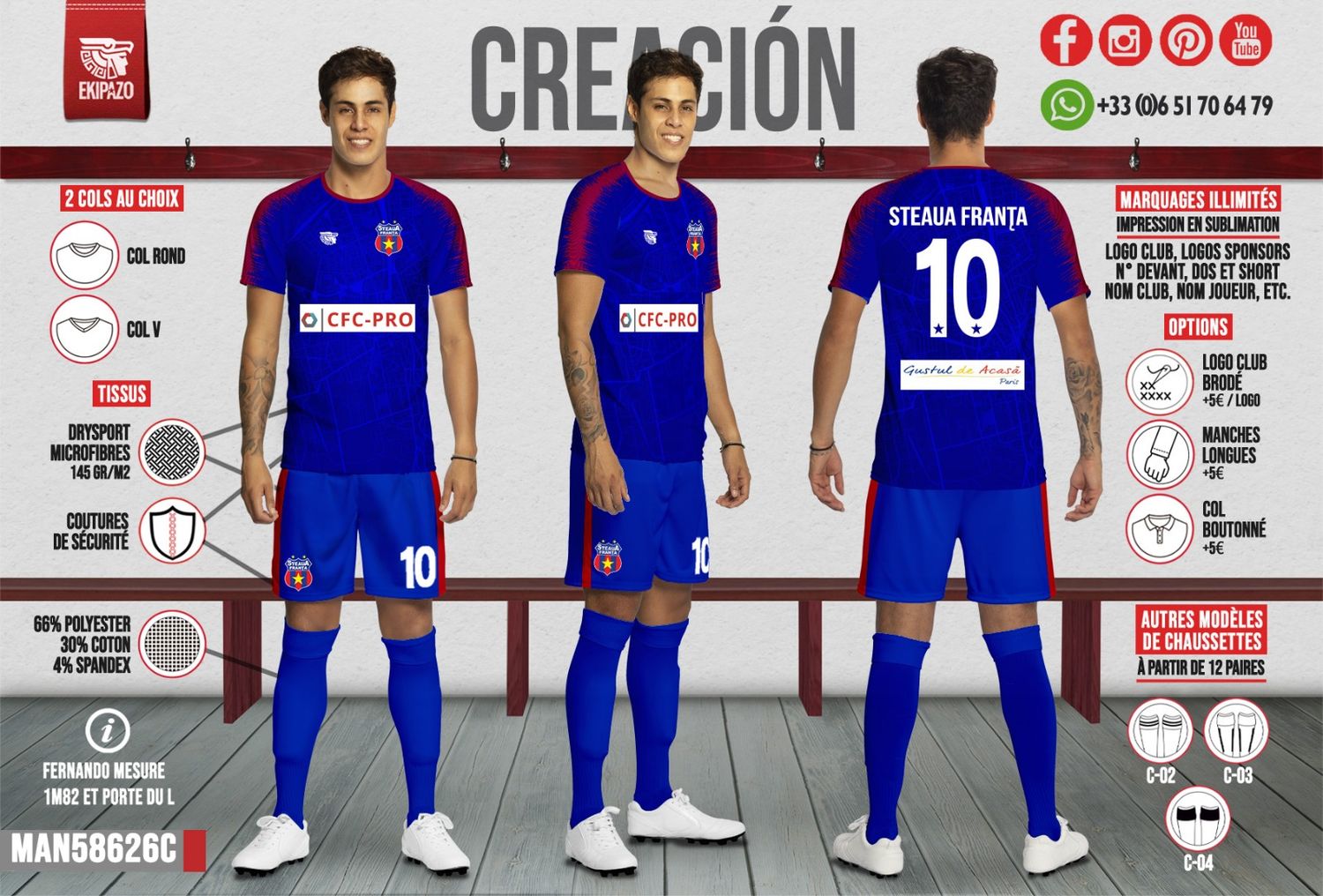 Lot d&#39;ensembles, de fanions, 1 veste, un short