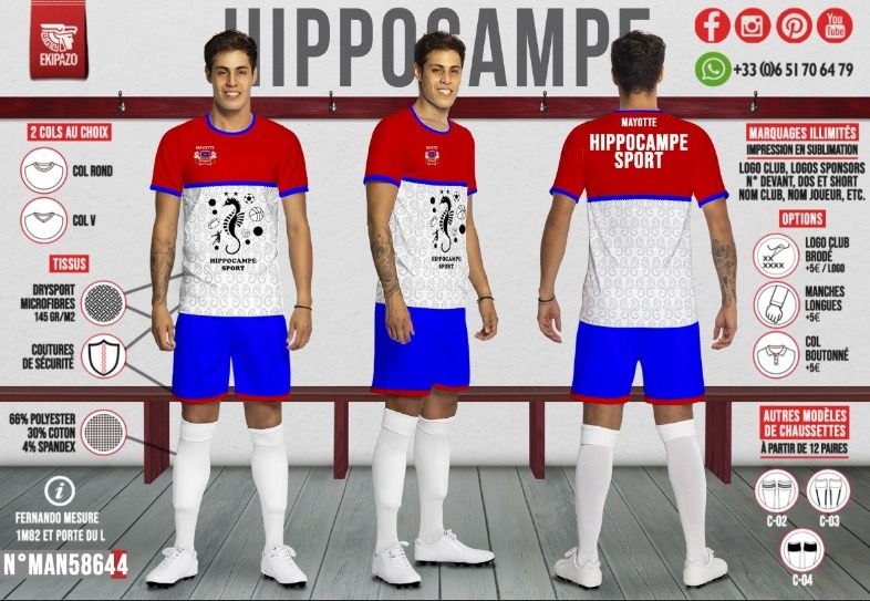 Lot de 10 maillots (pas de shorts)