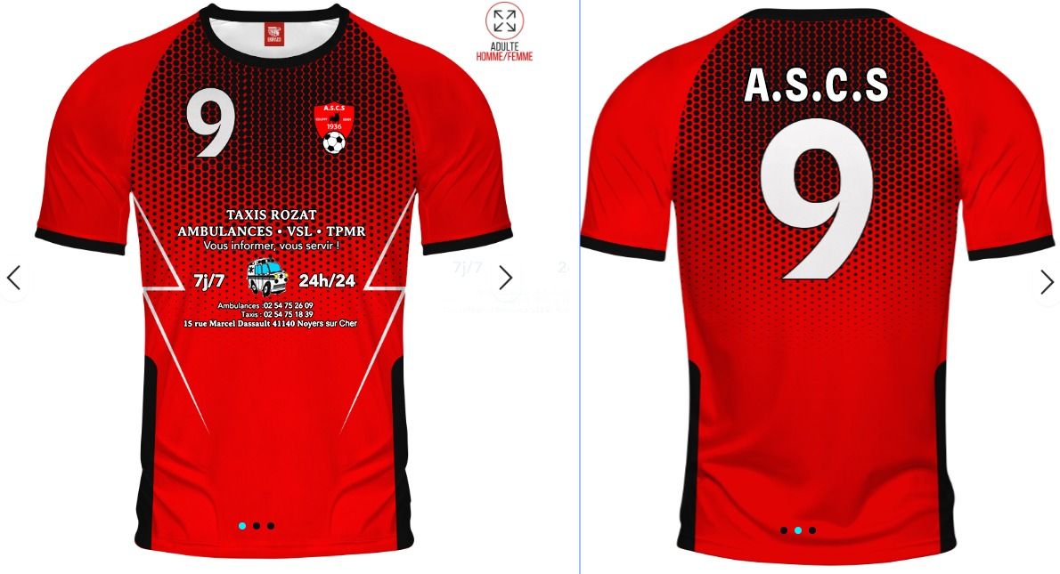 Lot de 15 maillots dont 1 gardien + 25 maillots manches longues + 30 chaussettes