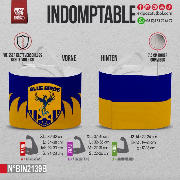 Set mit 10 Armbinden (5 von jedem Design)