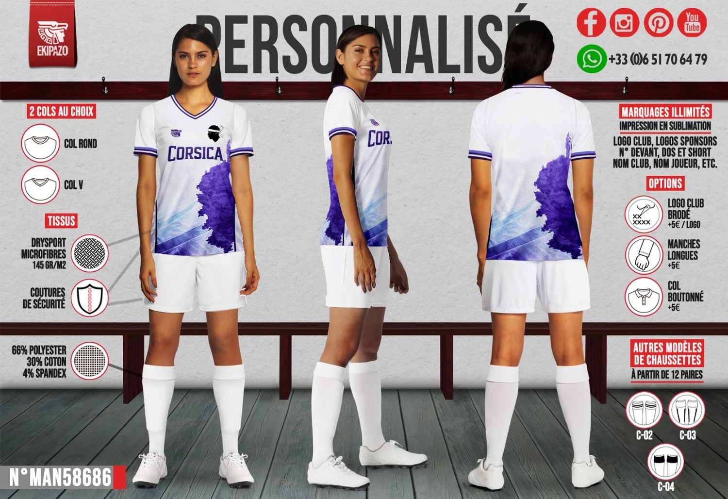 1 maillot en taille M Féminin