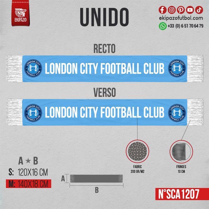 Set of 5 scarves double sided in M