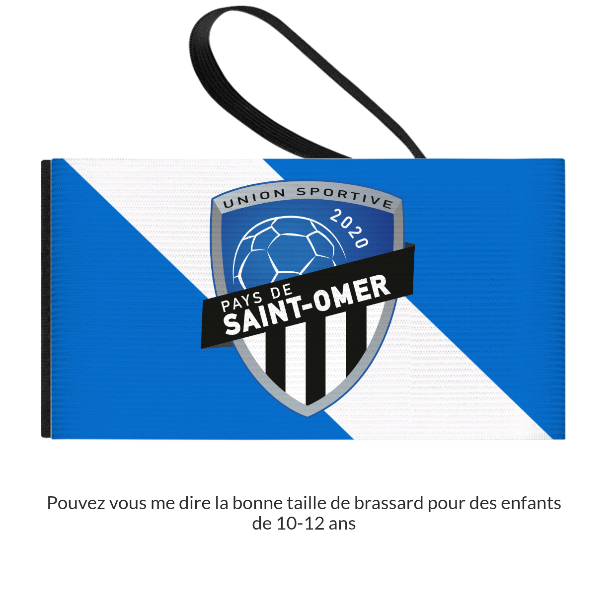 Lot de 1 brassard 12-14 ans et 1 fanion en M