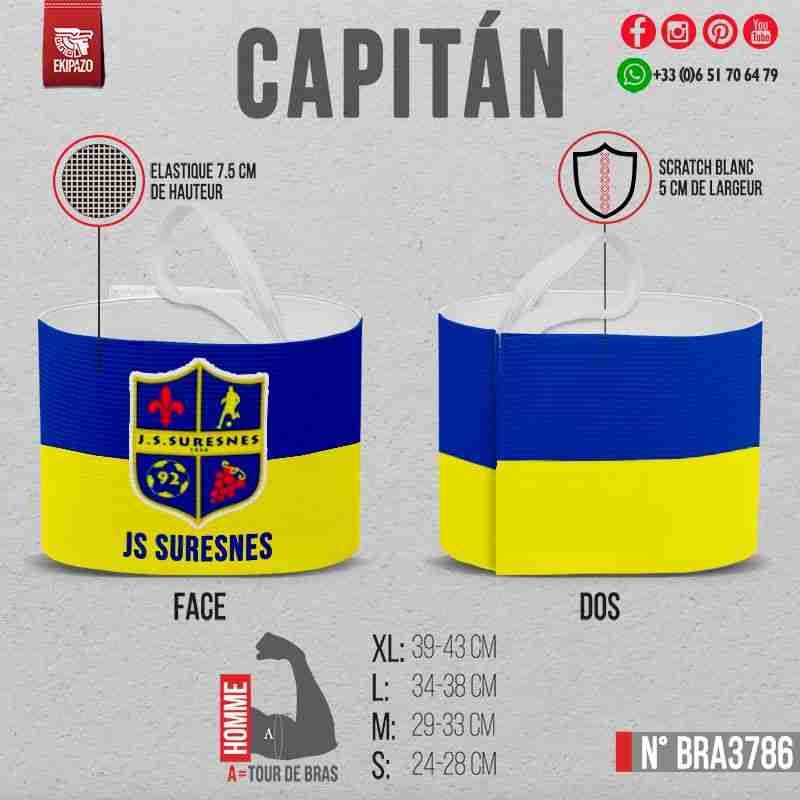 Lot de 6 brassards avec scratch