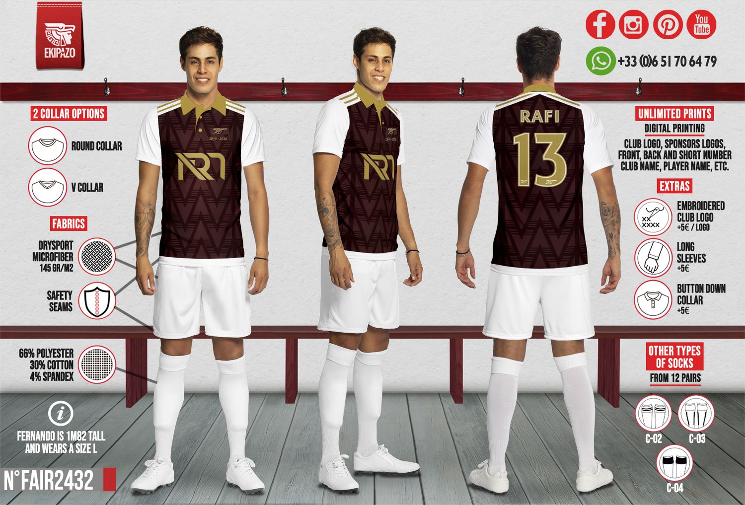 1 sample jersey shipped to the UK