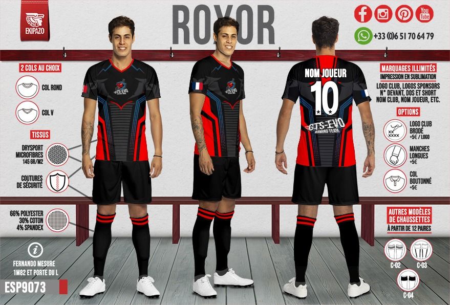 ​Lot de 11 maillots