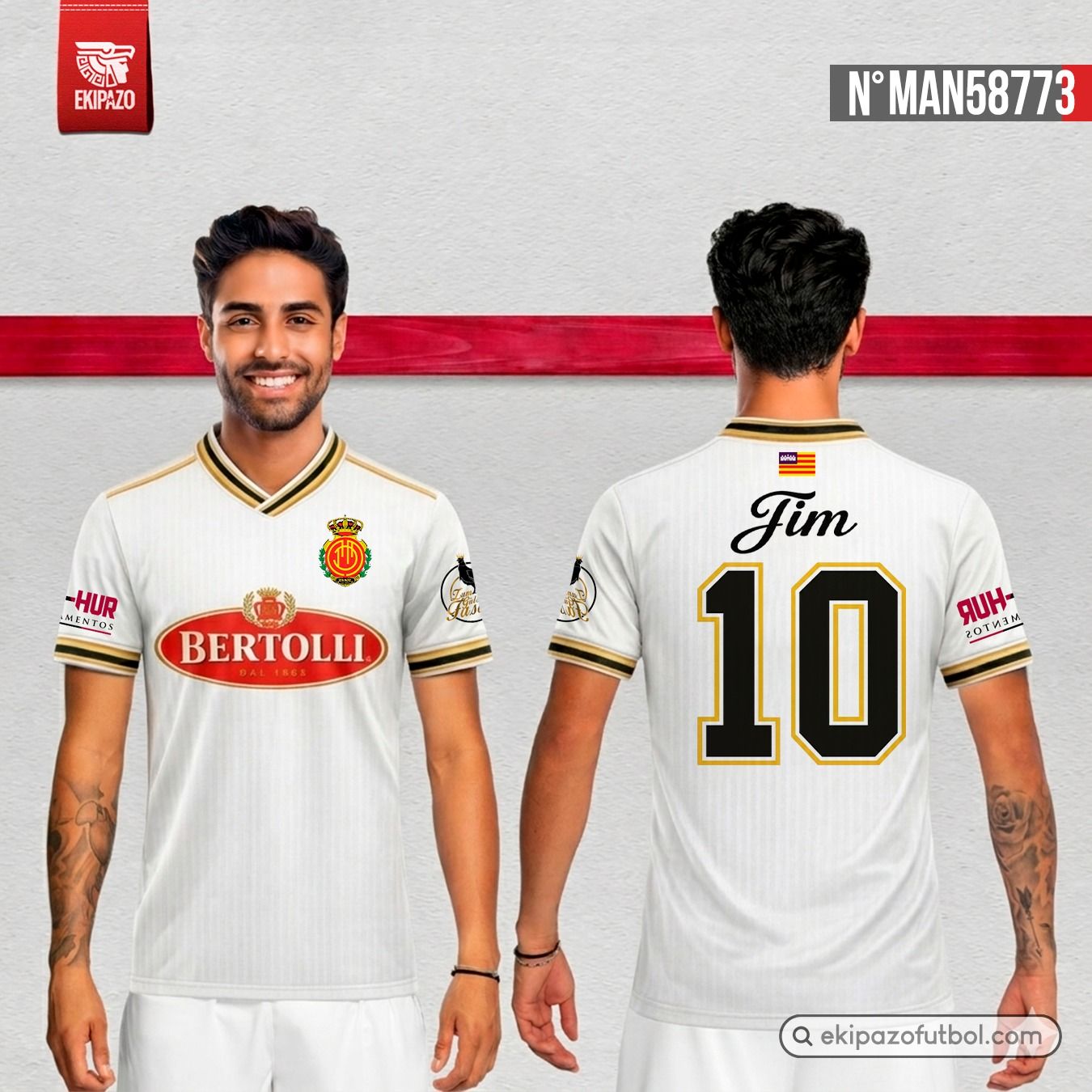 Set mit 5 sublimierten Trikots.