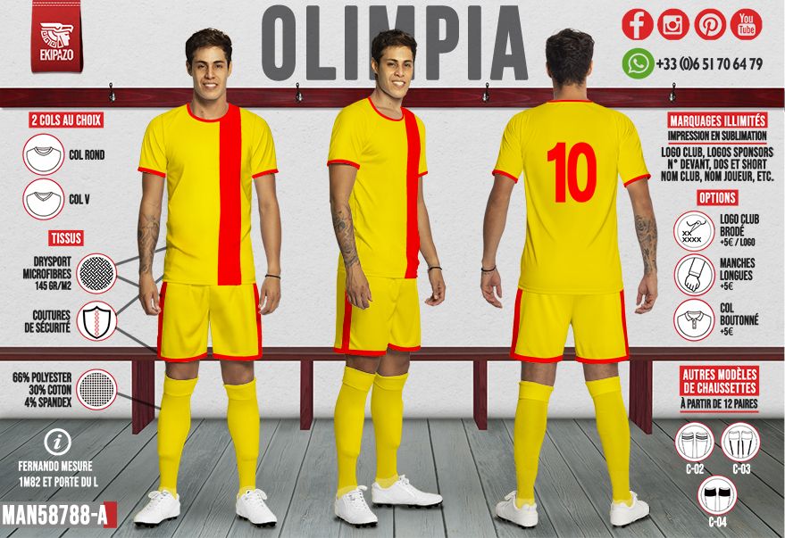 Lot de 32 maillots en express livraison le 6/7 Mai en coursier