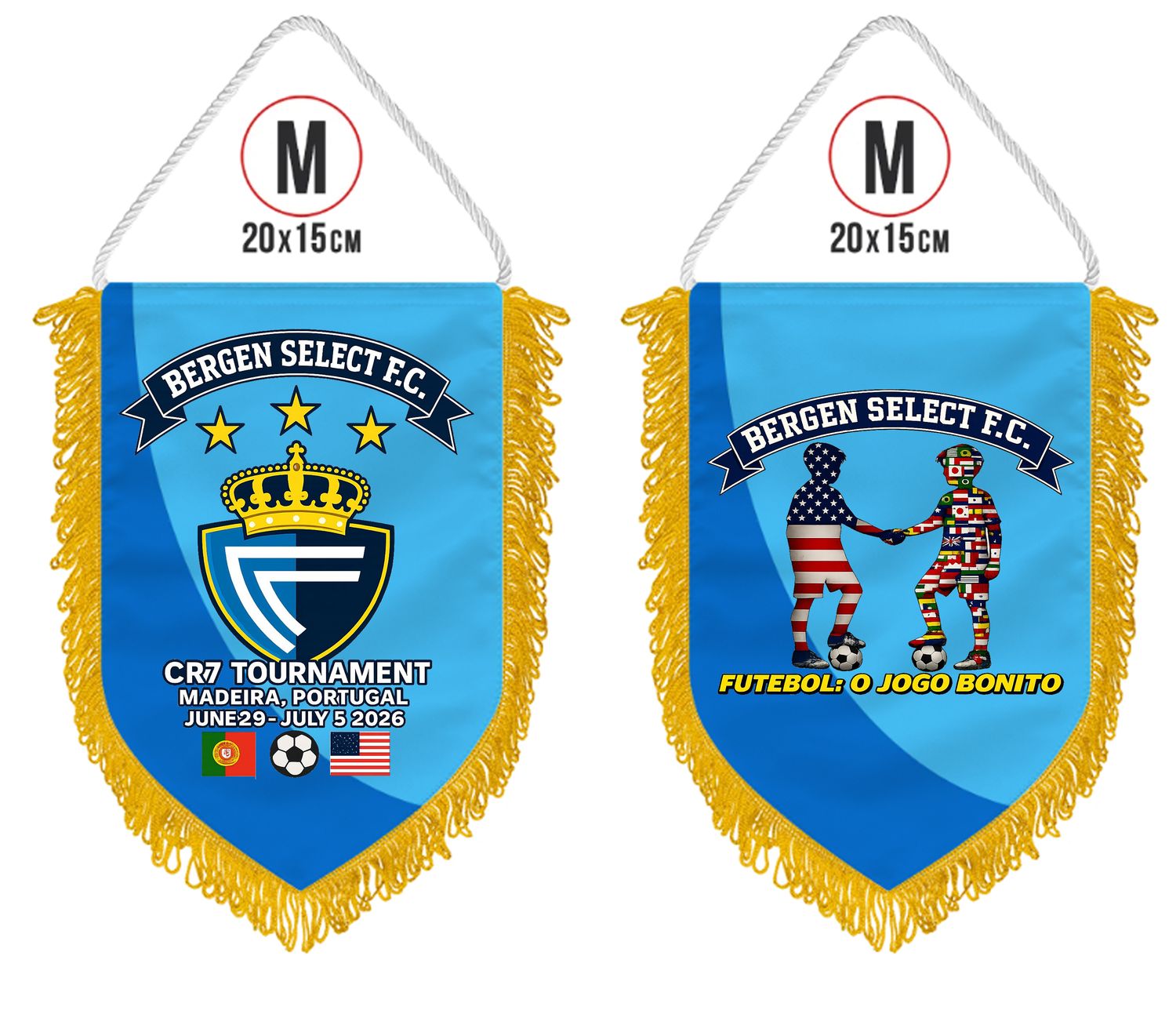 Set of 34 pennants