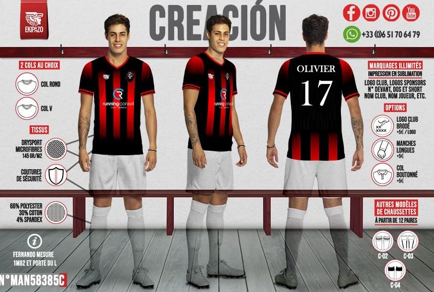 1 maillot pour première semaine de juin