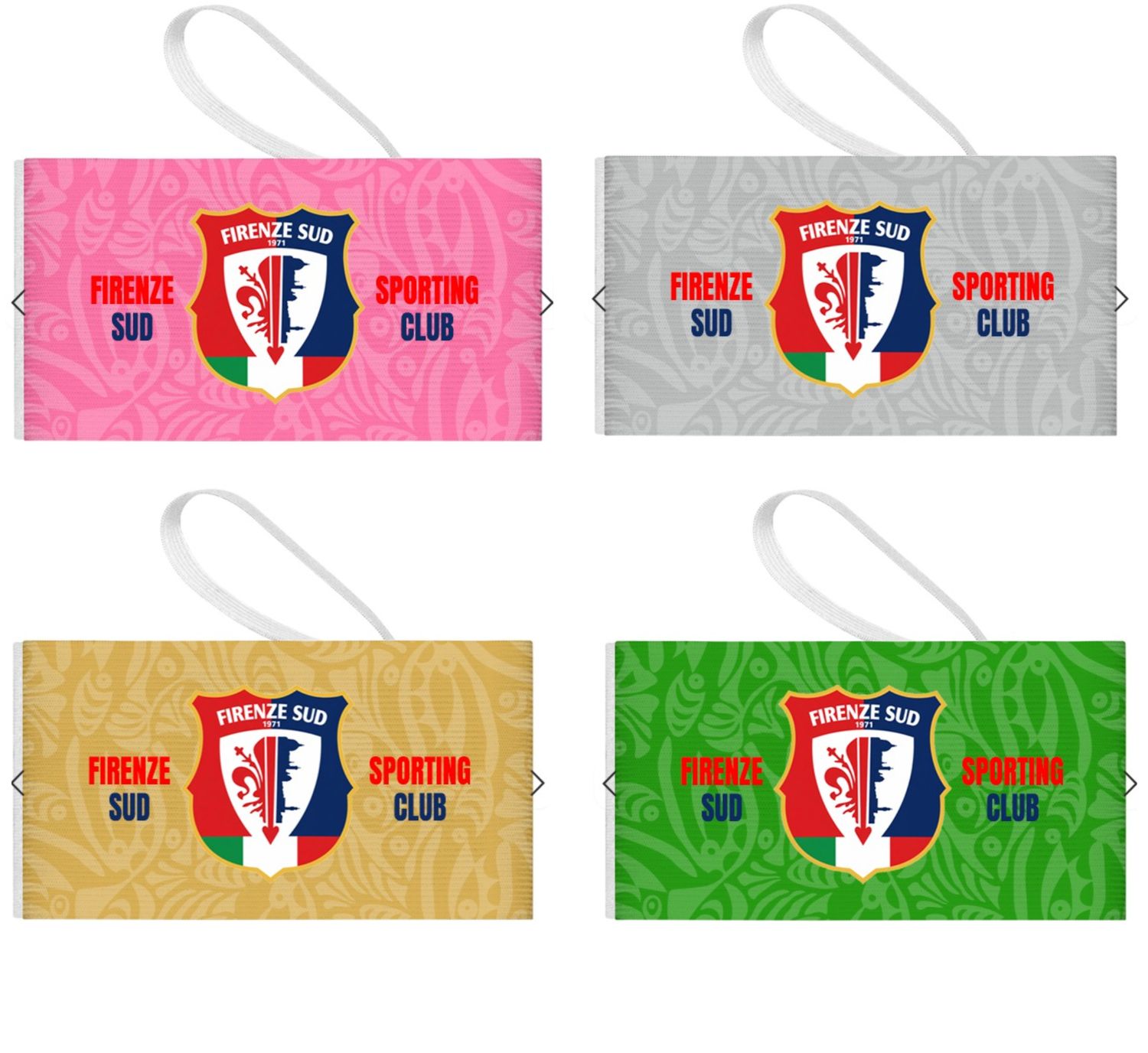 Set of 17 armbands with velcro