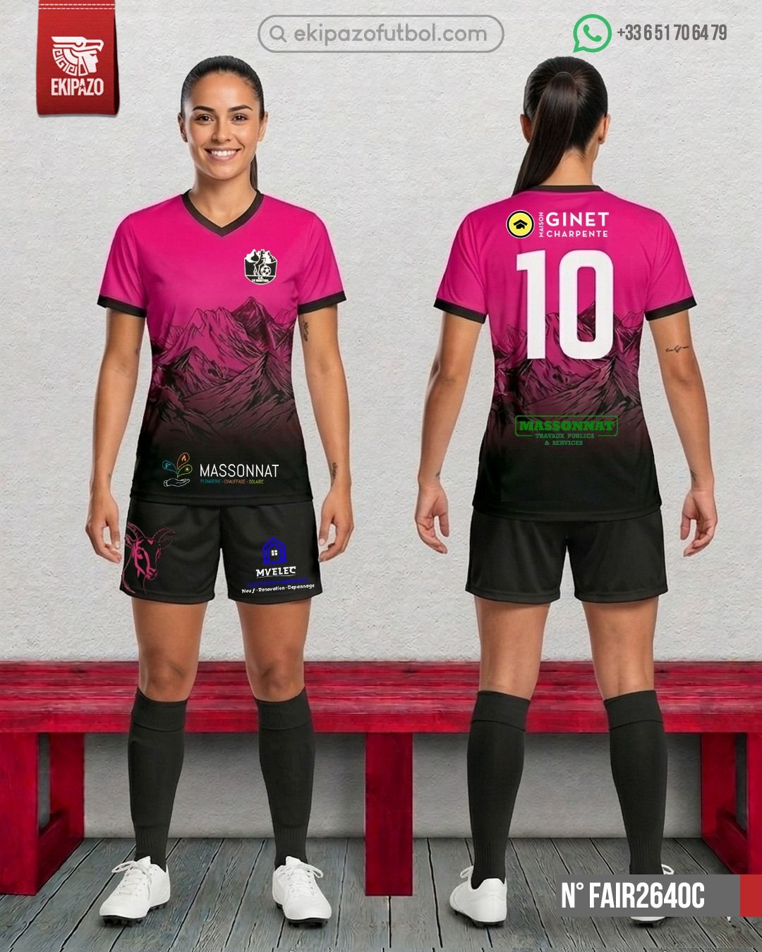Lot de 14 maillot short + 2 gardiennes maillot short (2 couleurs différentes)