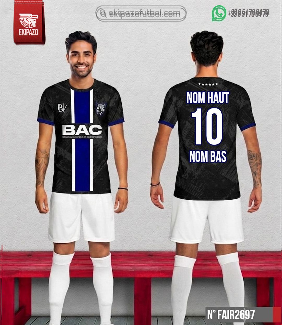 Lot de 18 maillots