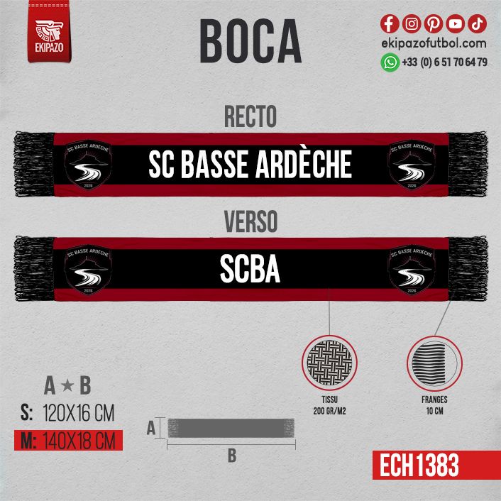 Lot de 4 écharpes recto verso taille M