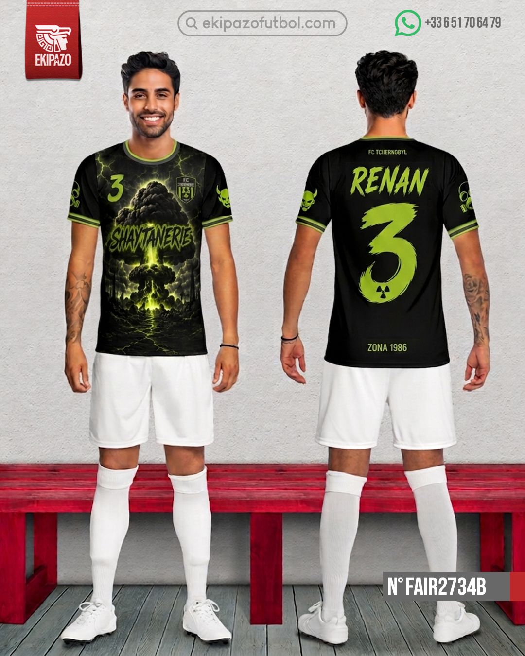 2 maillots en taille M Homme