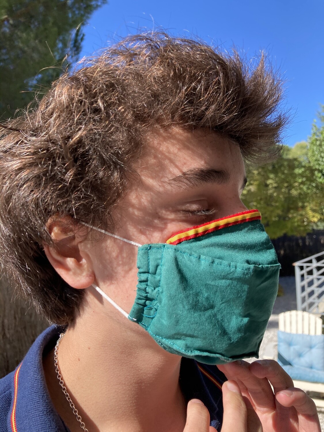 mascarillas bandera de españa fina
