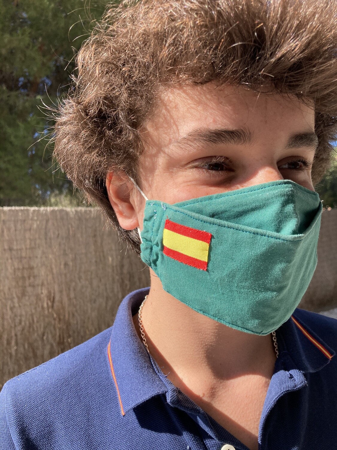 mascarilla bandera de españa ancha