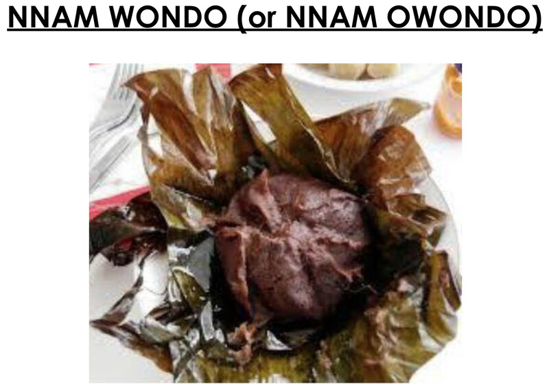 Nnam Owondo (Peanuts Cake)