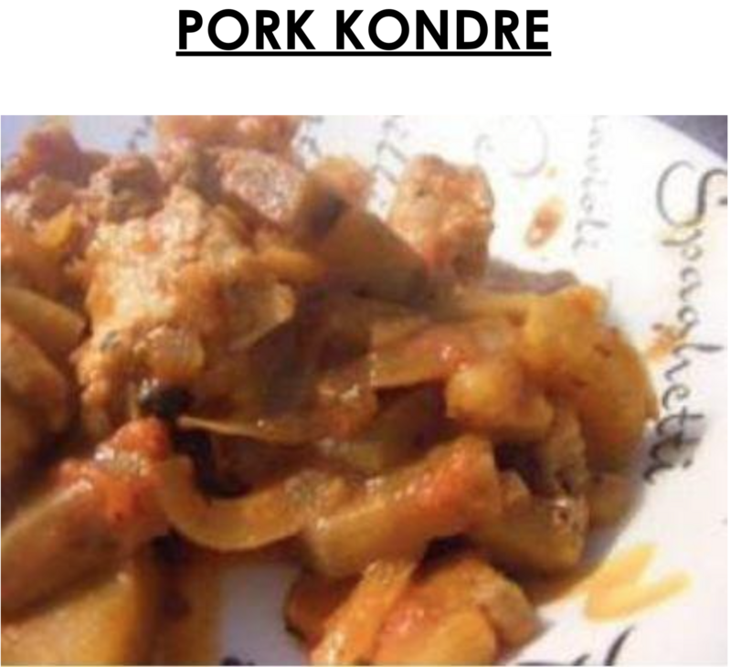 Pork casserole