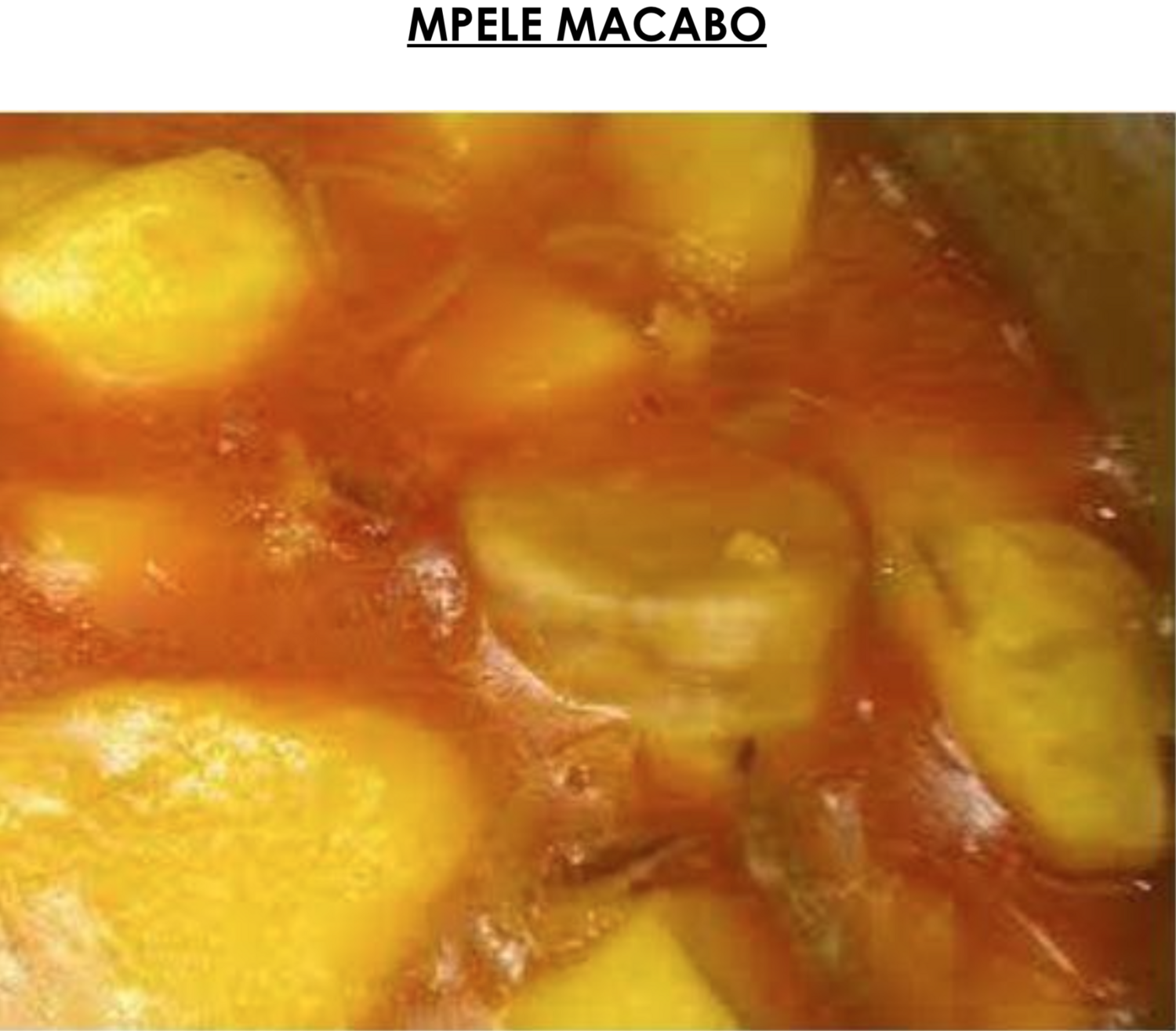 Macabo in a casserole