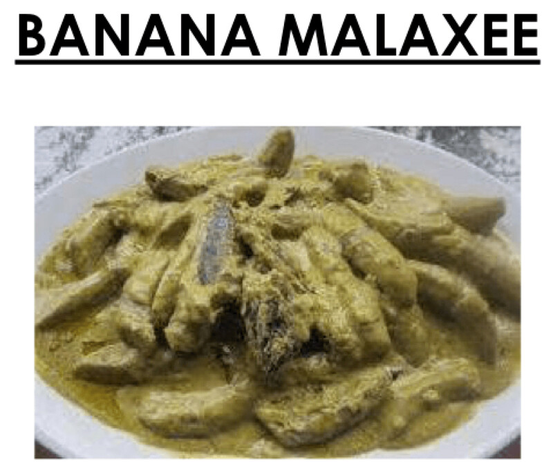 Matoke in peanut sauce