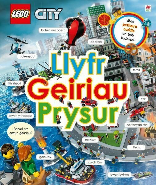 Cyfres Lego: Llyfr Geiriau Prysur