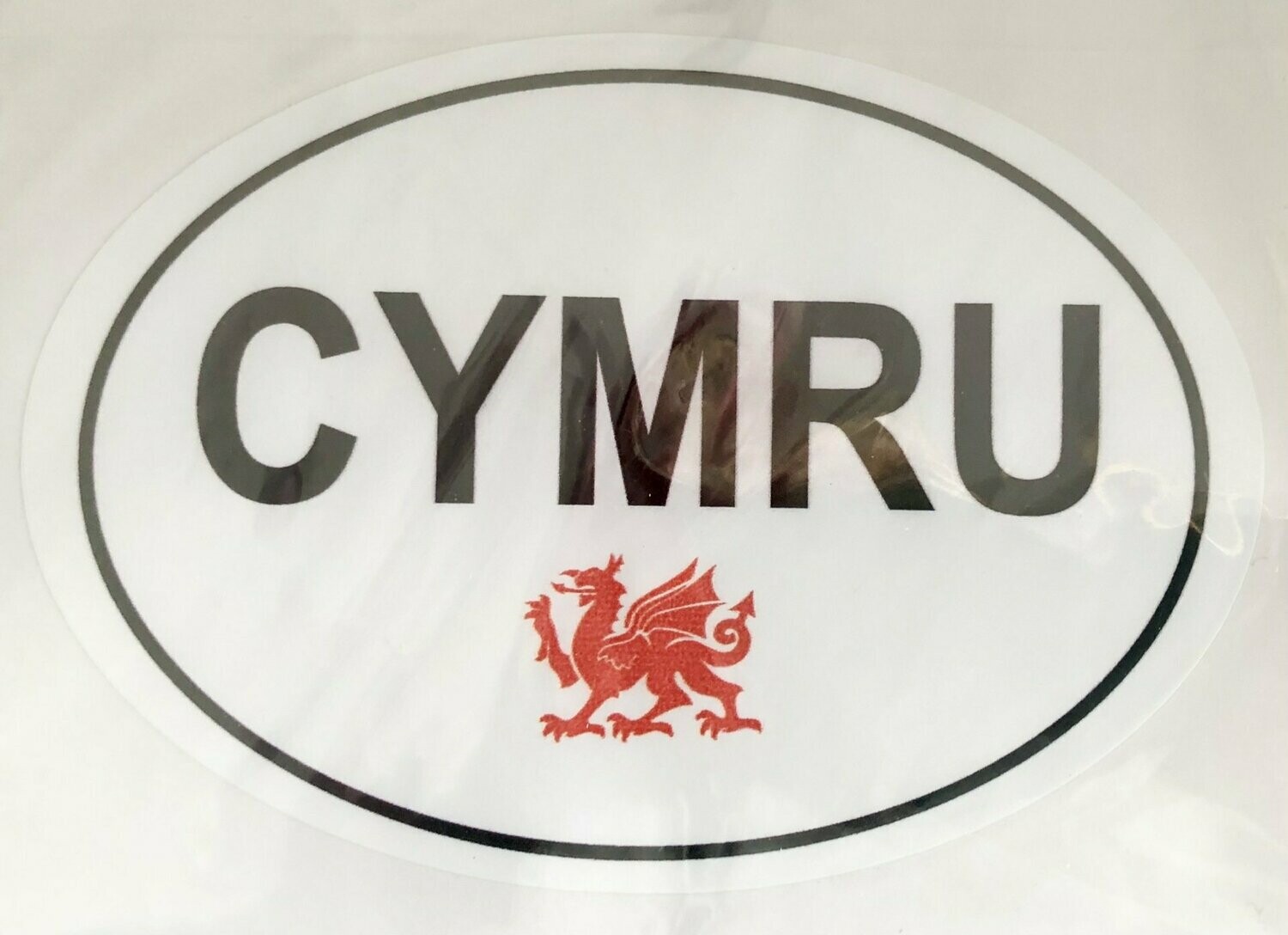 Sticer Car 'Cymru'