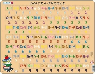 Pos Addysgol Tynnu/Educational Puzzle Subtract