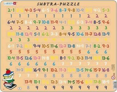 Pos Addysgol Tynnu/Educational Puzzle Subtract