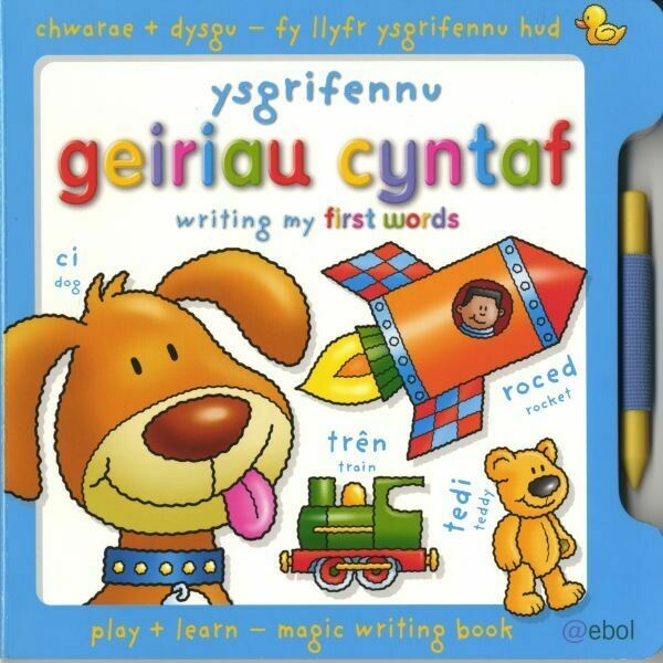Fy Llyfr Ysgrifennu Hud/My Magic Writing Book: Ysgrifennu Geiriau