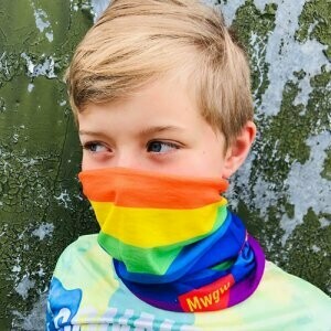 MWGW Bandana - Lliwiau'r Enfys