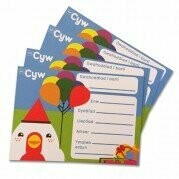 Gwahoddiadau Parti Cyw - Pecyn o 8