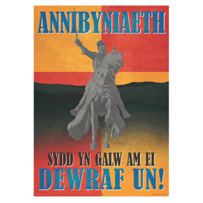 Poster Annibyniaeth Owain Glyndŵr
