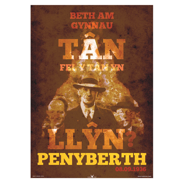 Poster Tân yn Llŷn