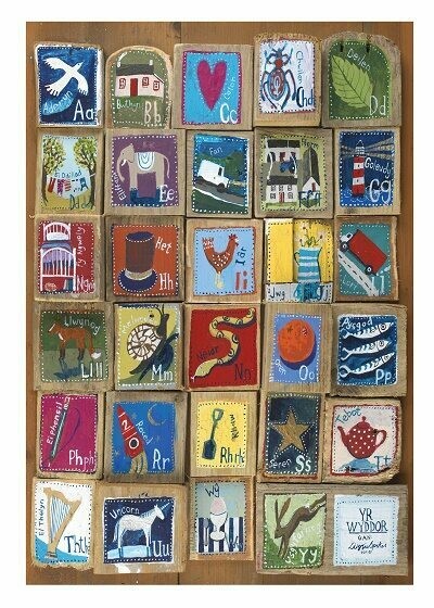 Poster Yr Wyddor i Blant