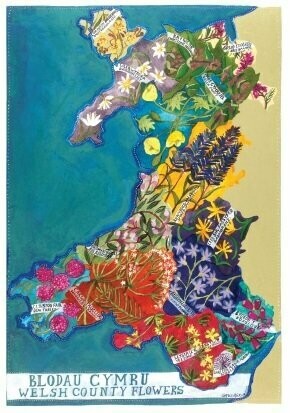 Poster Blodau Cymru